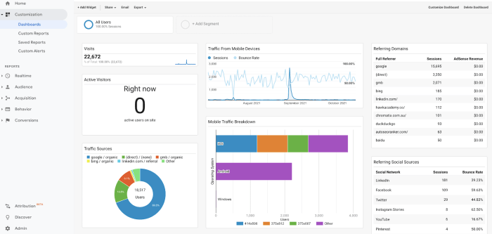 Analyzing Website Analytics