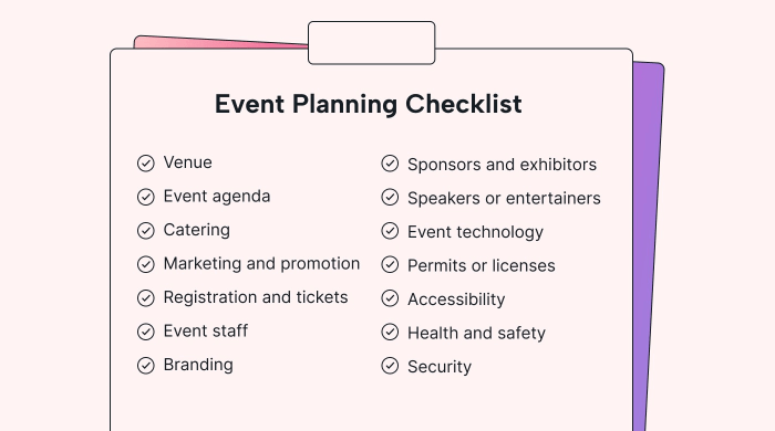 Planning event tips online