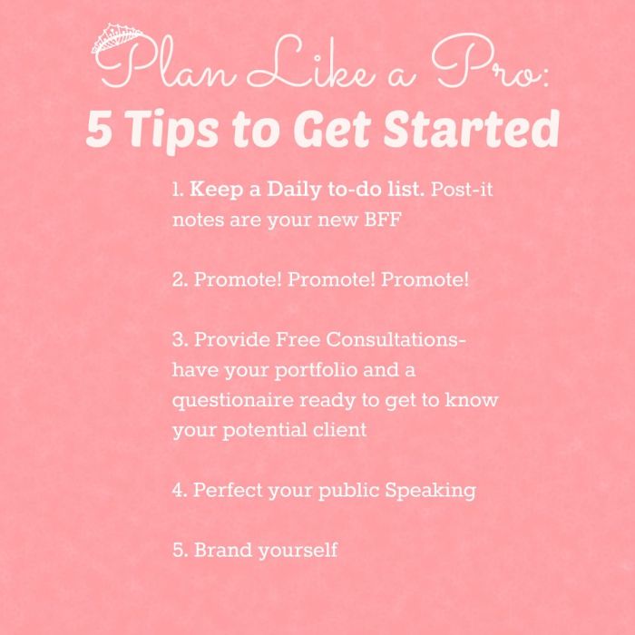 Event Planning Tips